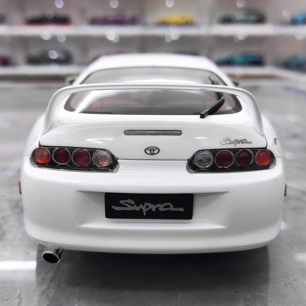 [WhelArt] 1:18 Toyota 1993 Supra A80 White Model Car Die-Cast