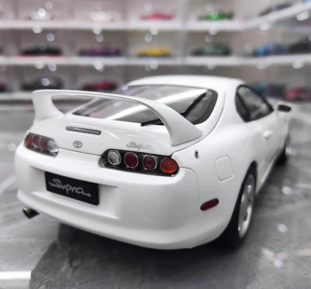 [WhelArt] 1:18 Toyota 1993 Supra A80 White Model Car Die-Cast