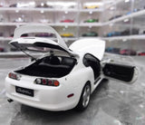 [WhelArt] 1:18 Toyota 1993 Supra A80 White Model Car Die-Cast