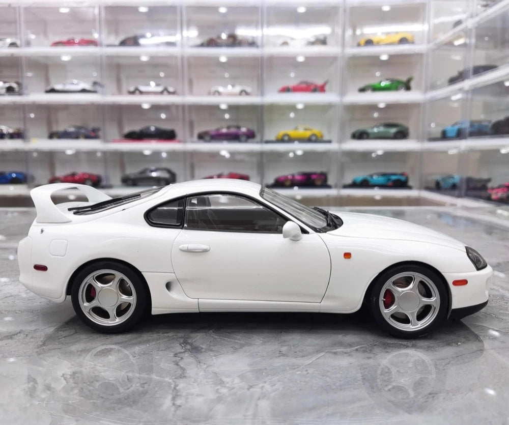 [WhelArt] 1:18 Toyota 1993 Supra A80 White Model Car Die-Cast