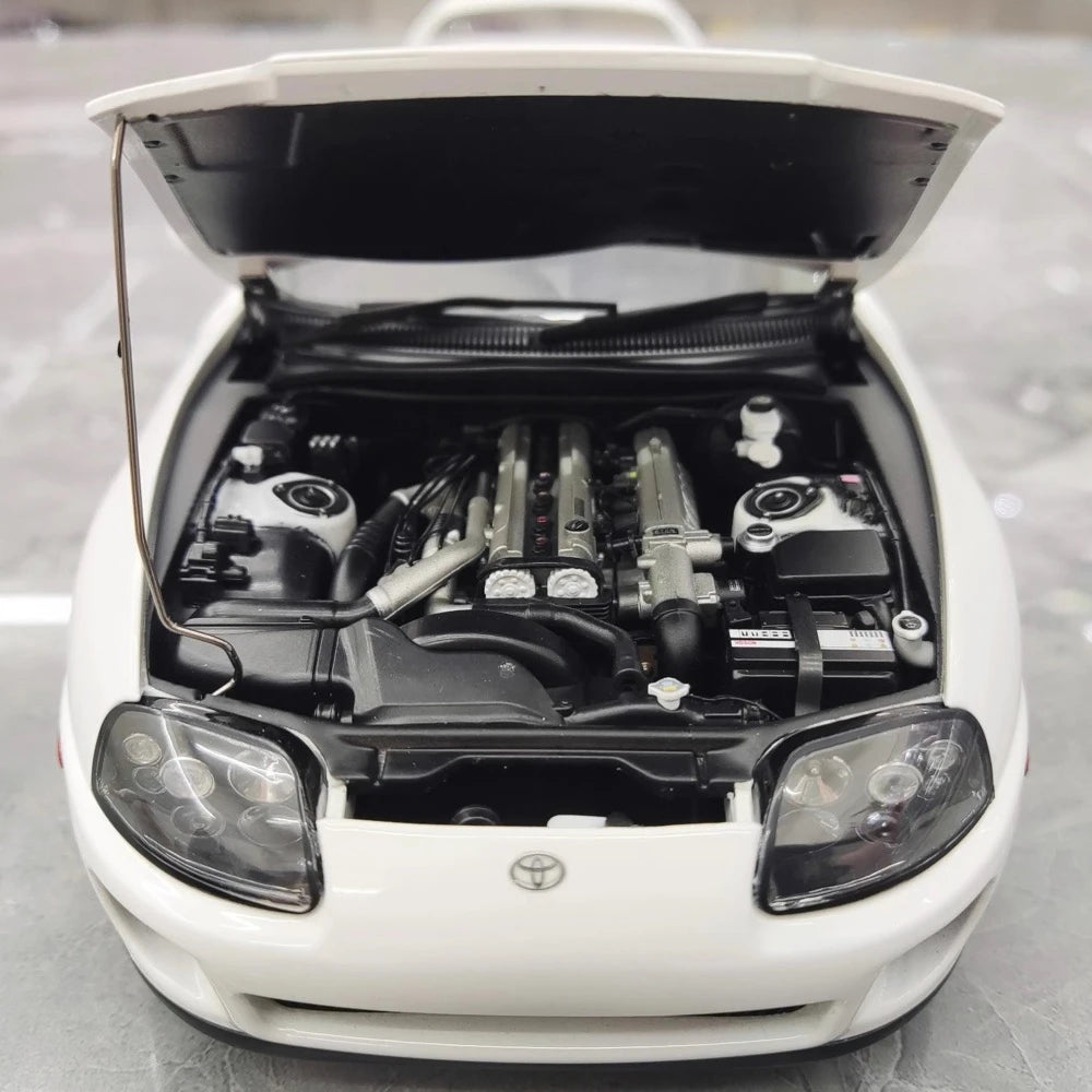 [WhelArt] 1:18 Toyota 1993 Supra A80 White Model Car Die-Cast