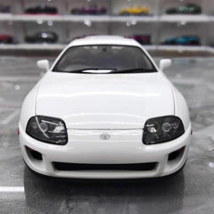 [WhelArt] 1:18 Toyota 1993 Supra A80 White Model Car Die-Cast