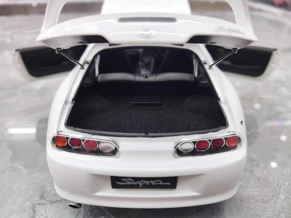 [WhelArt] 1:18 Toyota 1993 Supra A80 White Model Car Die-Cast