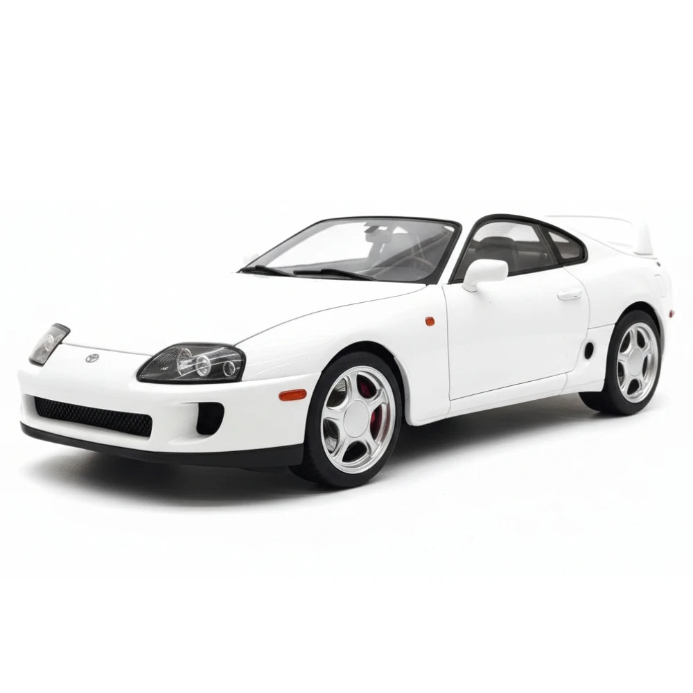 [WhelArt] 1:18 Toyota 1993 Supra A80 White Model Car Die-Cast