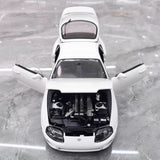 [WhelArt] 1:18 Toyota 1993 Supra A80 White Model Car Die-Cast