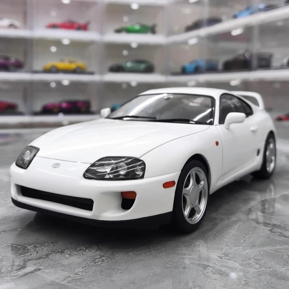 [WhelArt] 1:18 Toyota 1993 Supra A80 White Model Car Die-Cast