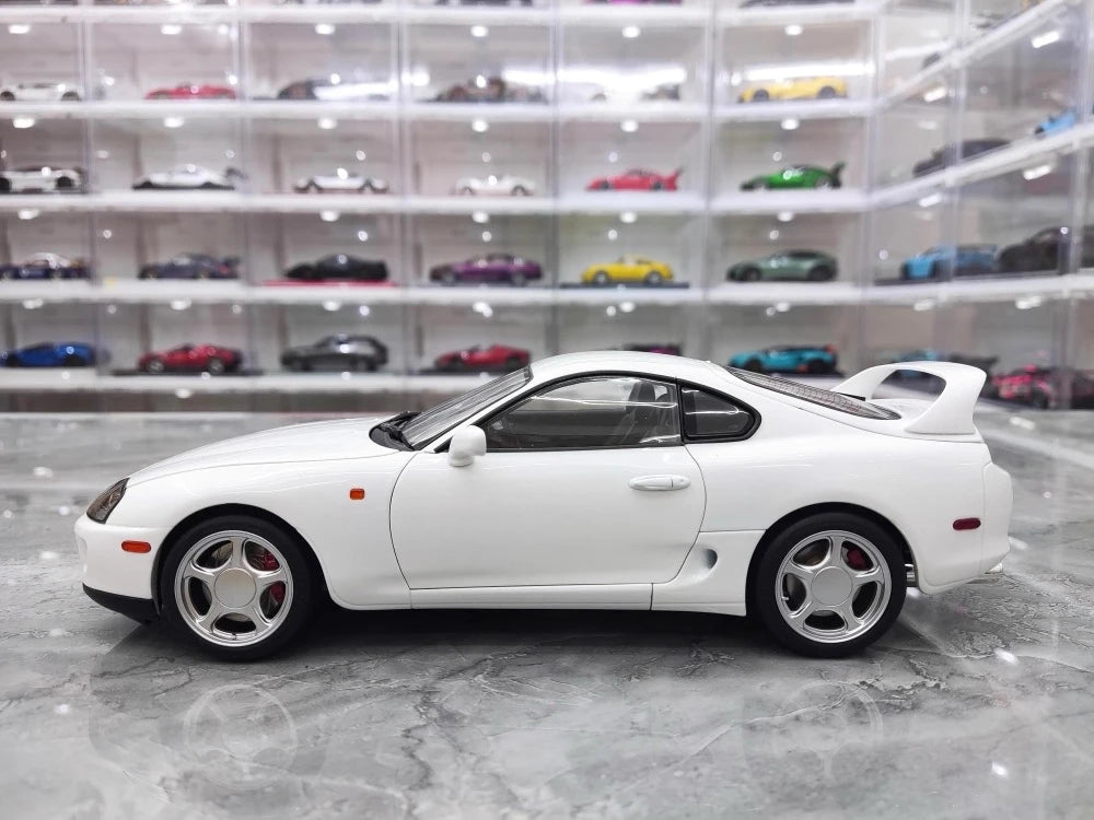 [WhelArt] 1:18 Toyota 1993 Supra A80 White Model Car Die-Cast