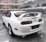 [WhelArt] 1:18 Toyota 1993 Supra A80 White Model Car Die-Cast