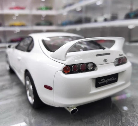 [WhelArt] 1:18 Toyota 1993 Supra A80 White Model Car Die-Cast