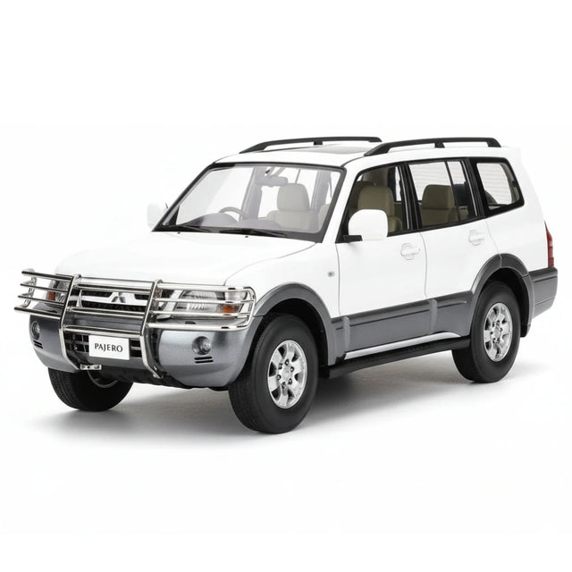 [YC] 1:18 Mitsubishi 1999 Pajero V73 White Model Car Die-Cast