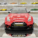 [YY] 1:18 Nissan 2007 35GT-RR LB-Silhouette WORKS Red Model Car Resin