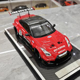 [YY] 1:18 Nissan 2007 35GT-RR LB-Silhouette WORKS Red Model Car Resin
