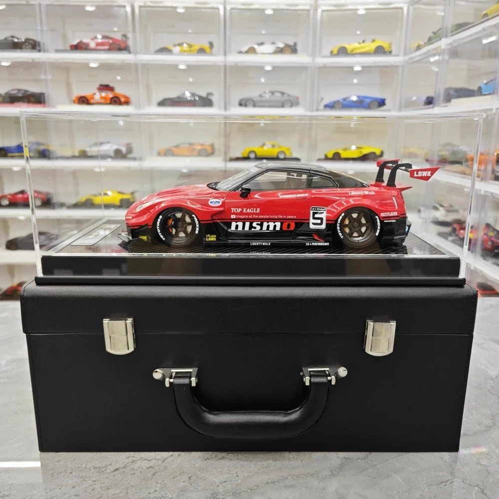 [YY] 1:18 Nissan 2007 35GT-RR LB-Silhouette WORKS Red Model Car Resin