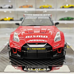 [YY] 1:18 Nissan 2007 35GT-RR LB-Silhouette WORKS Red Model Car Resin