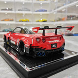[YY] 1:18 Nissan 2007 35GT-RR LB-Silhouette WORKS Red Model Car Resin