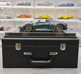 [YY] 1:18 Porsche 2013 918 Spyder Convertible Gradient Model Car Resin