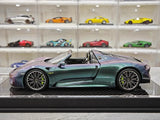 [YY] 1:18 Porsche 2013 918 Spyder Convertible Gradient Model Car Resin