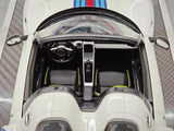 [YY] 1:18 Porsche 2013 918 Spyder Convertible Martini modelauto Hars