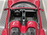 [YY] 1:18 Porsche 2013 918 Spyder Convertible Red Model Car Resin