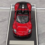 [YY] 1:18 Porsche 2013 918 Spyder Convertible Red Model Car Resin