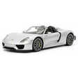 [YY] 1:18 Porsche 2013 918 Spyder Convertible Silver Model Car Resin