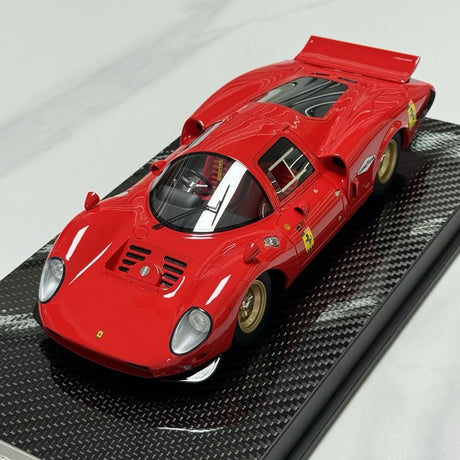 [YY] 1:18 Ferrari 1966 365 P2 LM Le Mans Maquette rood modelauto Hars