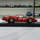 [YY] 1:18 Ferrari 1966 365 P2 LM Le Mans Maquette Red Model Car Resin