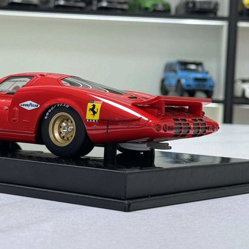 [YY] 1:18 Ferrari 1966 365 P2 LM Le Mans Maquette Red Model Car Resin