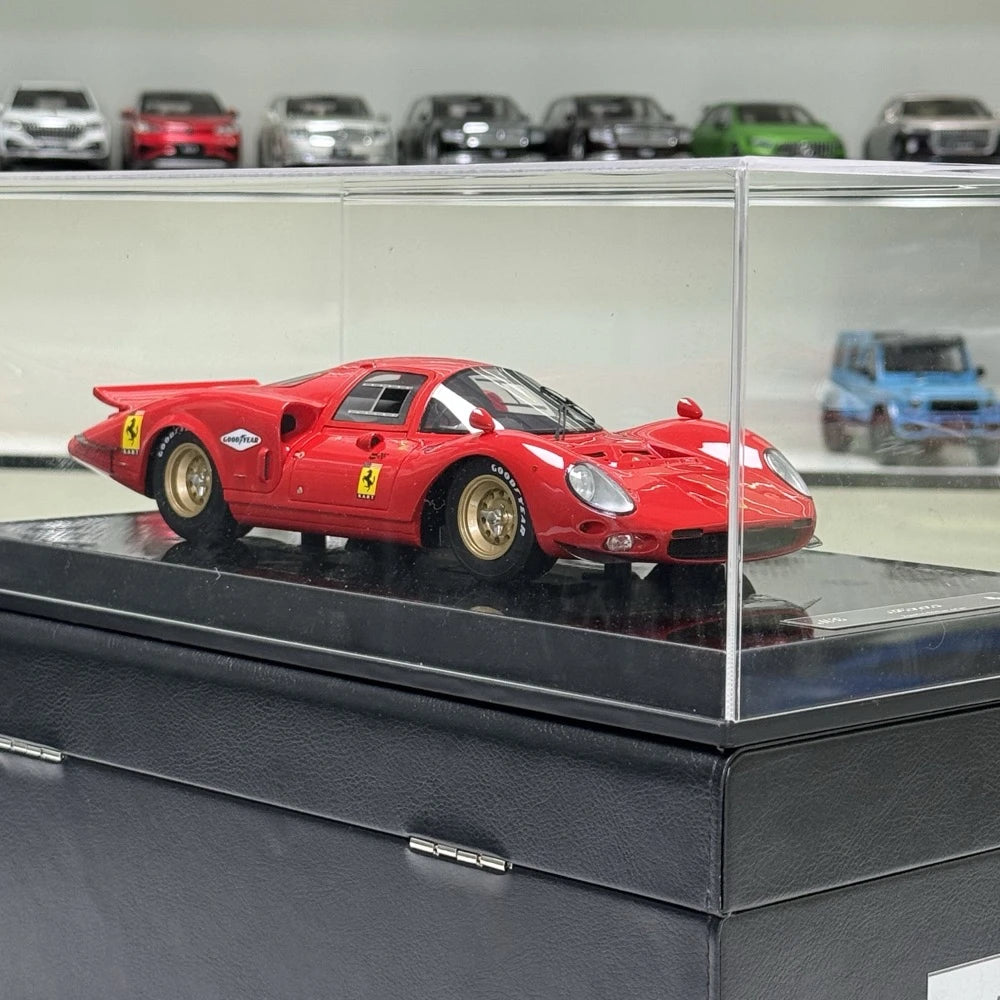[YY] 1:18 Ferrari 1966 365 P2 LM Le Mans Maquette Red Model Car Resin