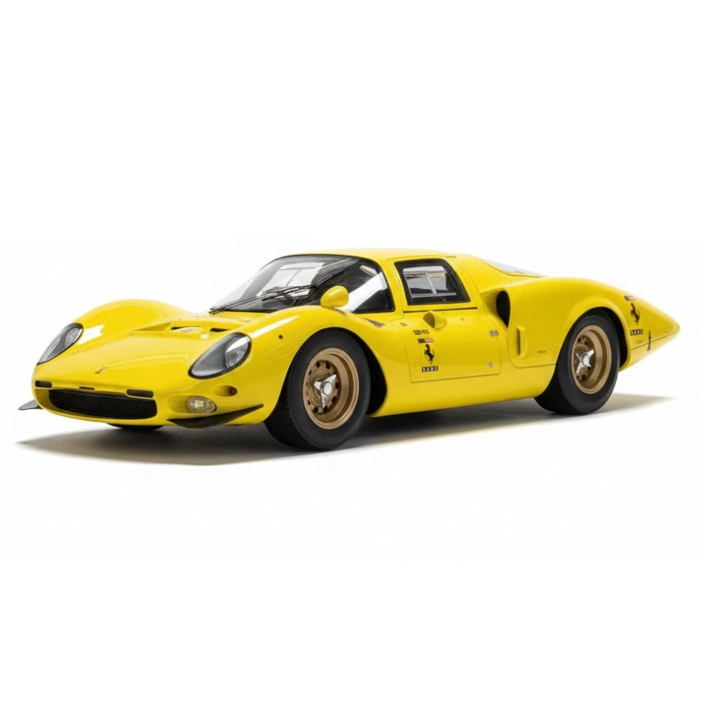 [YY] 1:18 Ferrari 1966 365 P2 LM Le Mans Maquette giallo modellino di auto resina