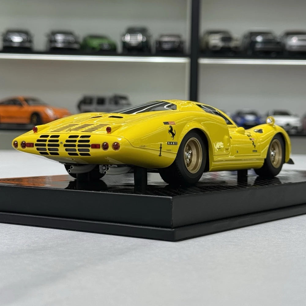 [YY] 1:18 Ferrari 1966 365 P2 LM Le Mans Maquette geel modelauto Hars