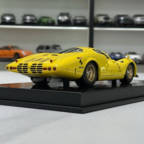 [YY] 1:18 Ferrari 1966 365 P2 LM Le Mans Maquette geel modelauto Hars