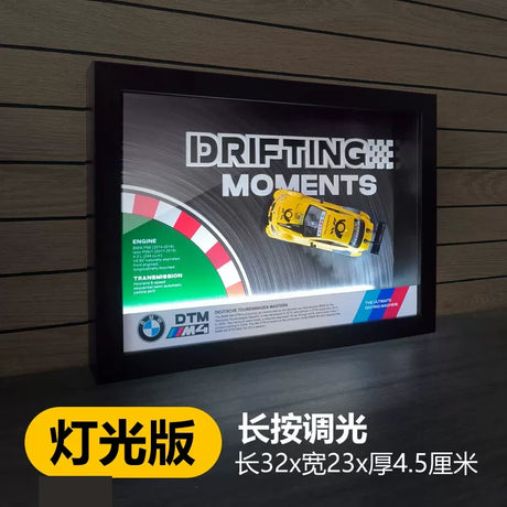 BMW M4 DTM لحظات الانجراف عرض سيارات مؤطرة نموذج سيارات مؤطر