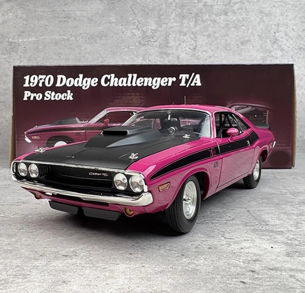 [ACME] 1:18 Dodge 1970 Challenger T/A Purple Model Car Die-Cast
