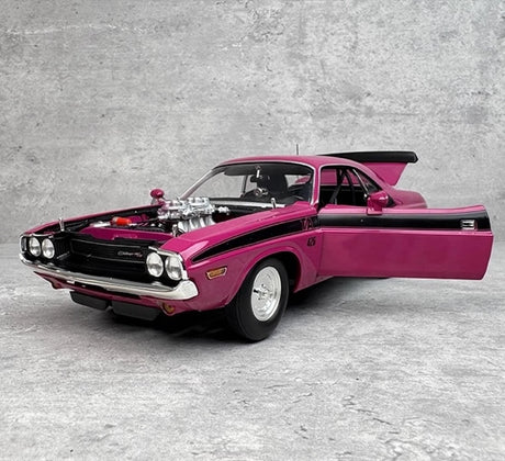 [ACME] 1:18 Dodge 1970 Challenger T/A Purple Model Car Die-Cast