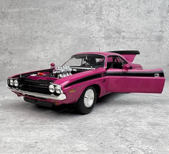 [ACME] 1:18 Dodge 1970 Challenger T/A Purple Model Car Die-Cast