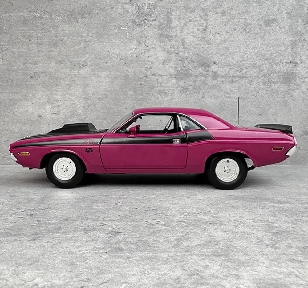 [ACME] 1:18 Dodge 1970 Challenger T/A Purple Model Car Die-Cast