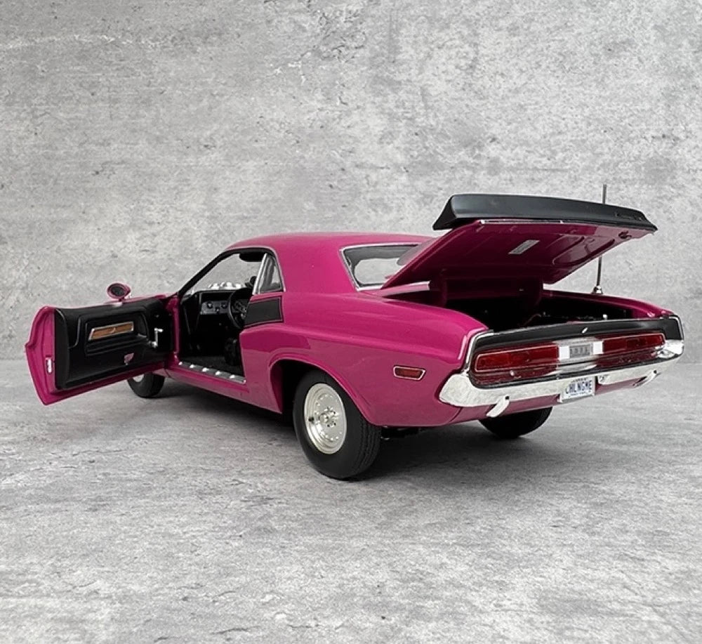 [ACME] 1:18 Dodge 1970 Challenger T/A Purple Model Car Die-Cast