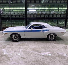 [ACME] 1:18 Dodge 1971 Challenger R/T White Model Car Die-Cast