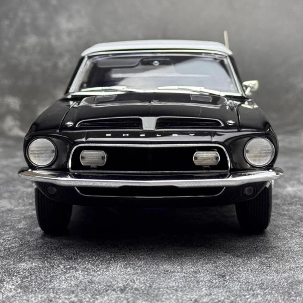 [ACME] 1:18 Ford 1968 Shelby GT500 KR Convertible svart modellbil Die-Cast