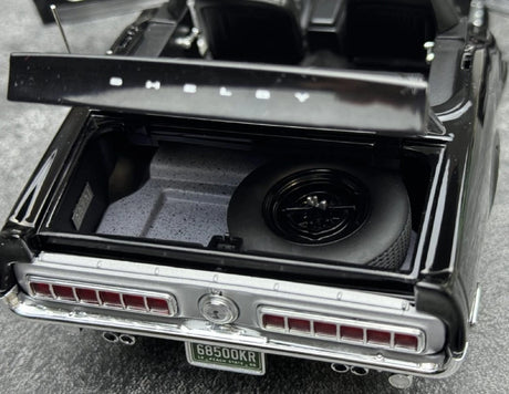 [ACME] 1:18 Ford 1968 Shelby GT500 KR Convertible Black Model Car Die-Cast
