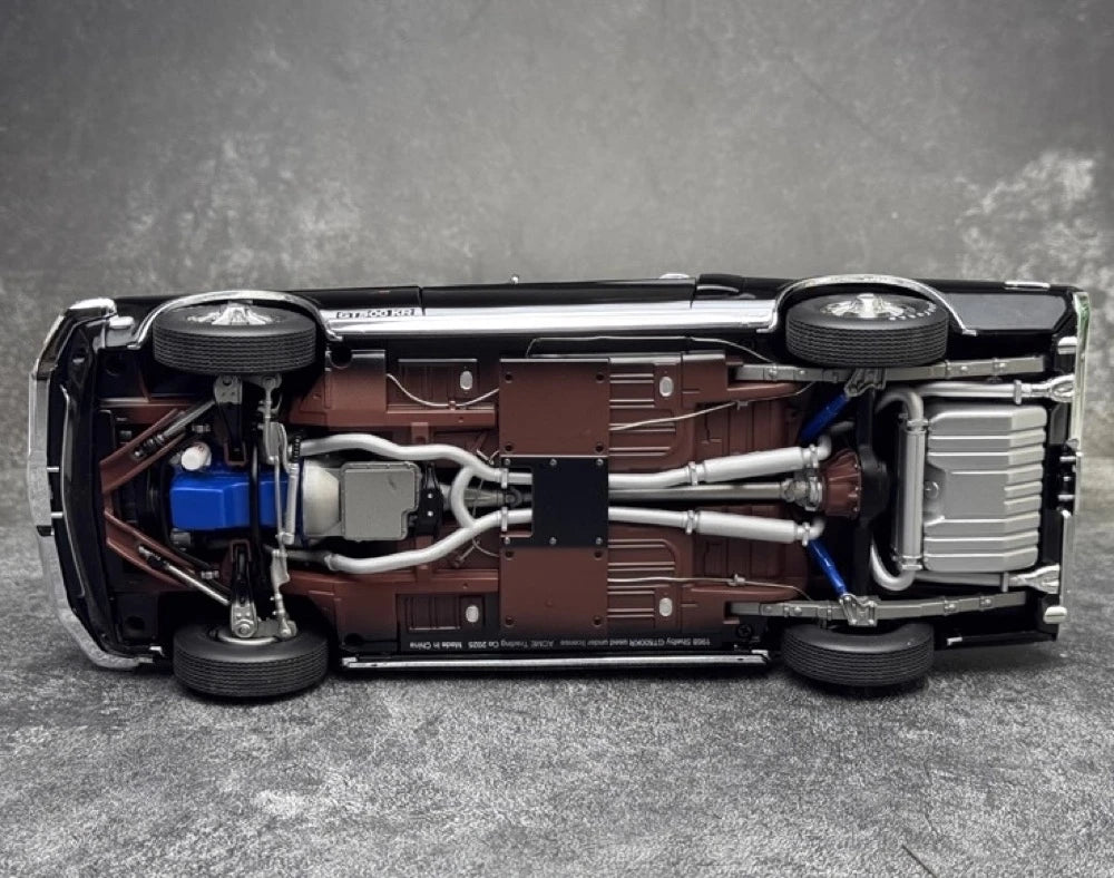 [ACME] 1:18 Ford 1968 Shelby GT500 KR Convertible nero modellino di auto Die-Cast