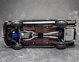 [ACME] 1:18 Ford 1968 Shelby GT500 KR Convertible svart modellbil Die-Cast