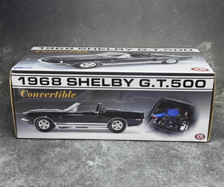 [ACME] 1:18 Ford 1968 Shelby GT500 KR Convertible Black Model Car Die-Cast