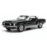 [ACME] 1:18 Ford 1968 Shelby GT500 KR Convertible svart modellbil Die-Cast