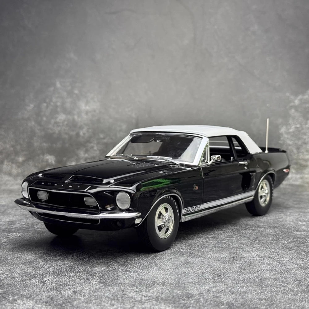 [ACME] 1:18 Ford 1968 Shelby GT500 KR Convertible nero modellino di auto Die-Cast