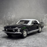 [ACME] 1:18 Ford 1968 Shelby GT500 KR Convertible svart modellbil Die-Cast