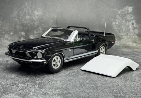 [ACME] 1:18 Ford 1968 Shelby GT500 KR Convertible Black Model Car Die-Cast