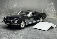 [ACME] 1:18 Ford 1968 Shelby GT500 KR Convertible nero modellino di auto Die-Cast