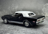 [ACME] 1:18 Ford 1968 Shelby GT500 KR Convertible svart modellbil Die-Cast